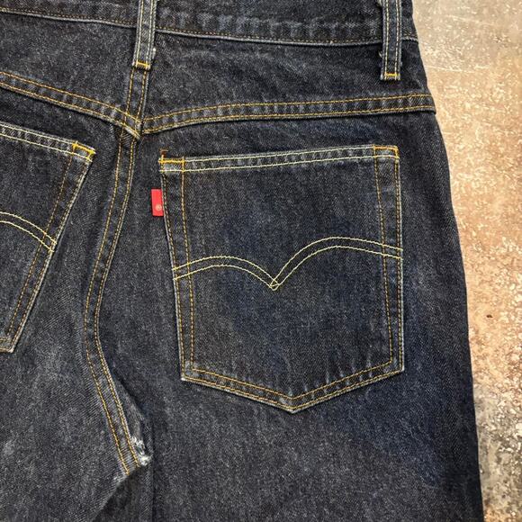 Faded Selvedge LVC Levis Double Knee Jeans. Raw Denim. Size 30 x 32 - Picture 5 of 8